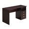 Techni Office Solutions 51.25" Brown Espresso Unique Techni Mobili Classic Computer Desk with Multiple Drawers